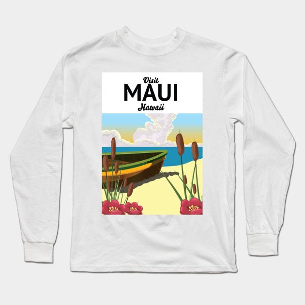 Maui Long Sleeve T-Shirt by nickemporium1